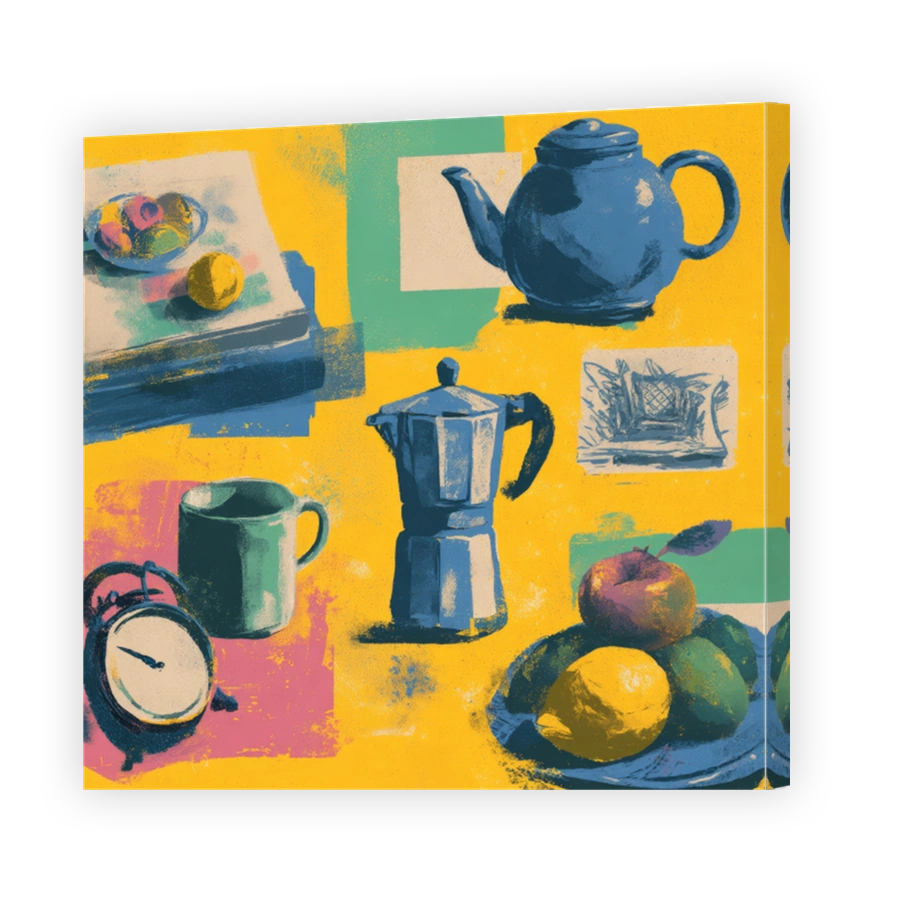 Vibrant Still Life Digital Art