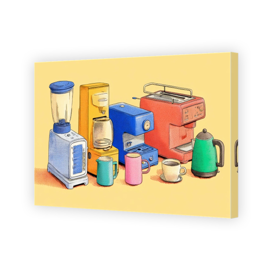 Colourful Quirky Kitchen Appliances