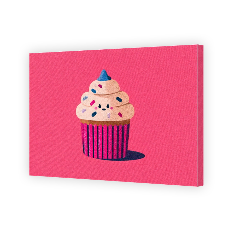 Playful Cupcake Digital Art