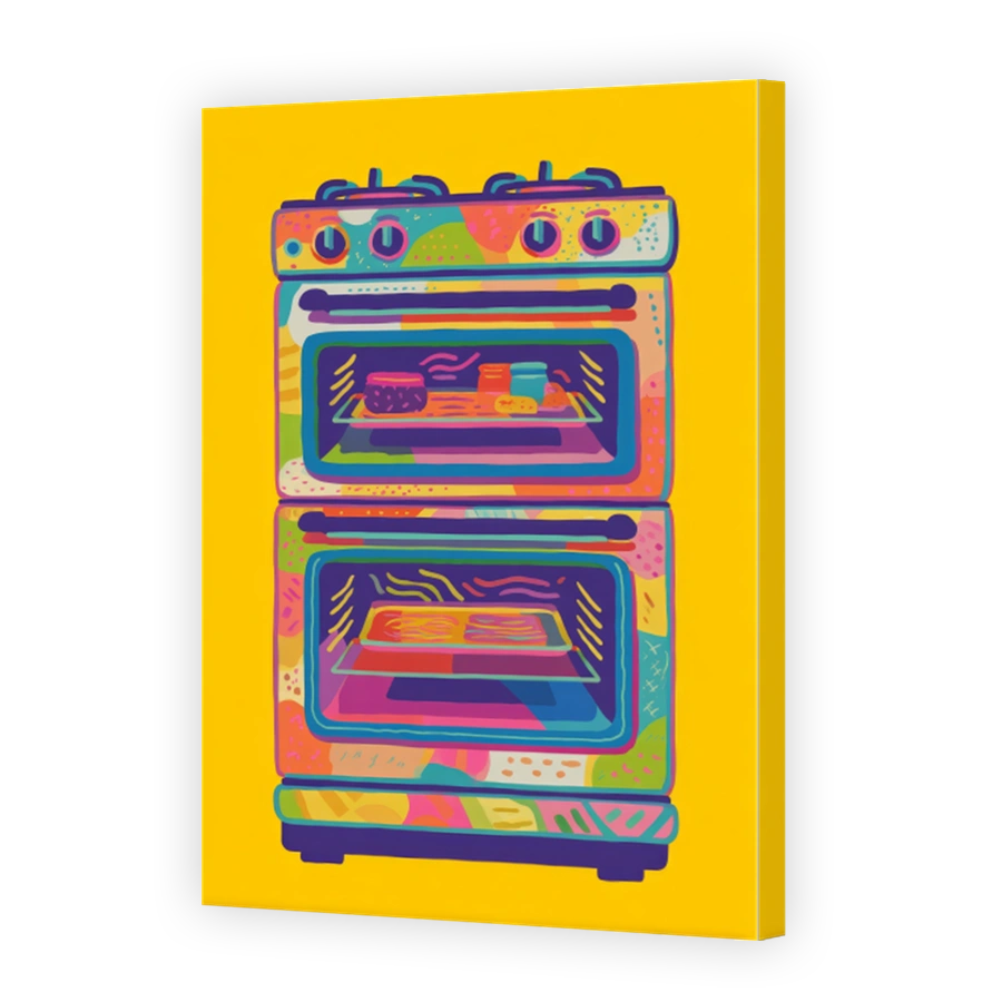 Colourful Quirky Oven Digital Art