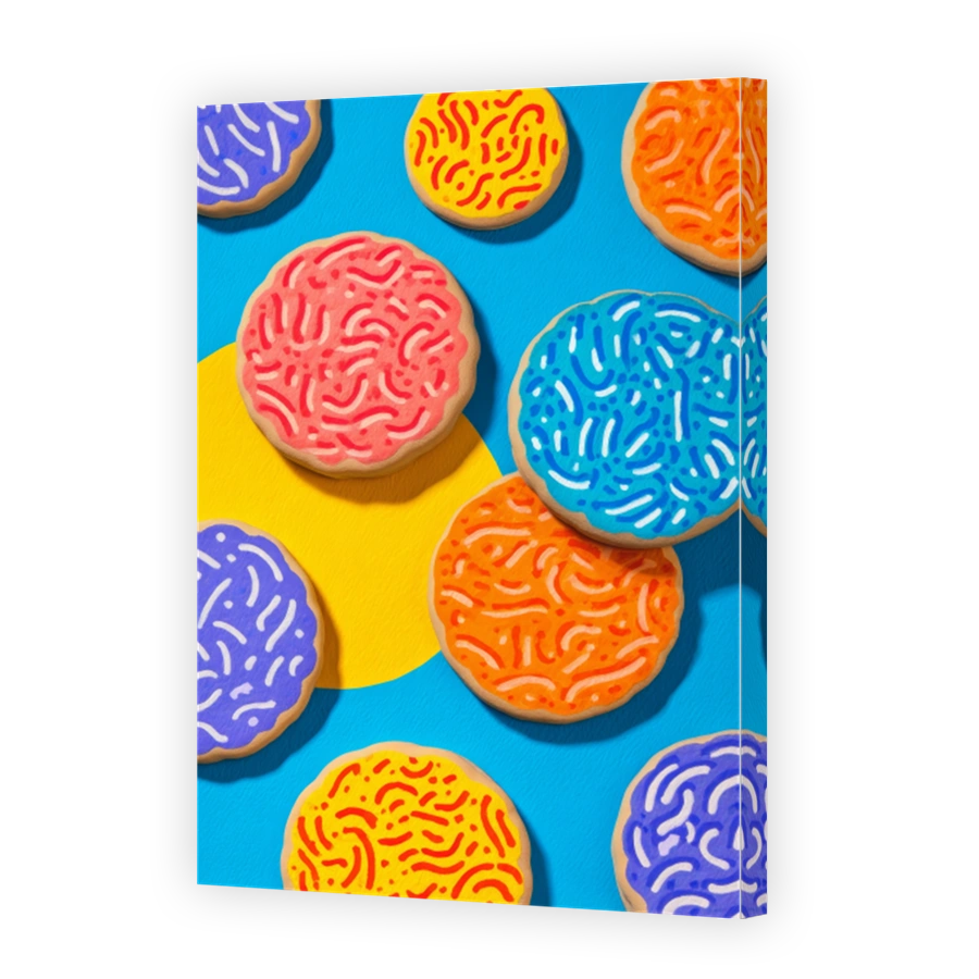 Colourful Quirky Cookies Digital Art