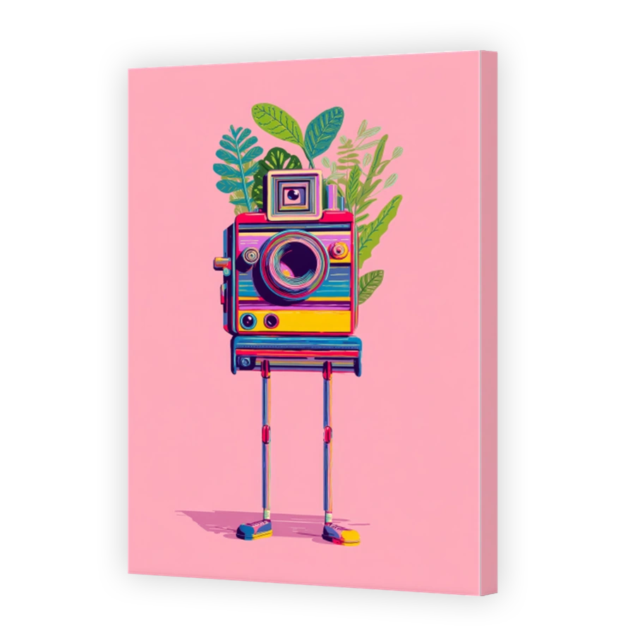 Colourful Quirky Camera Digital Art
