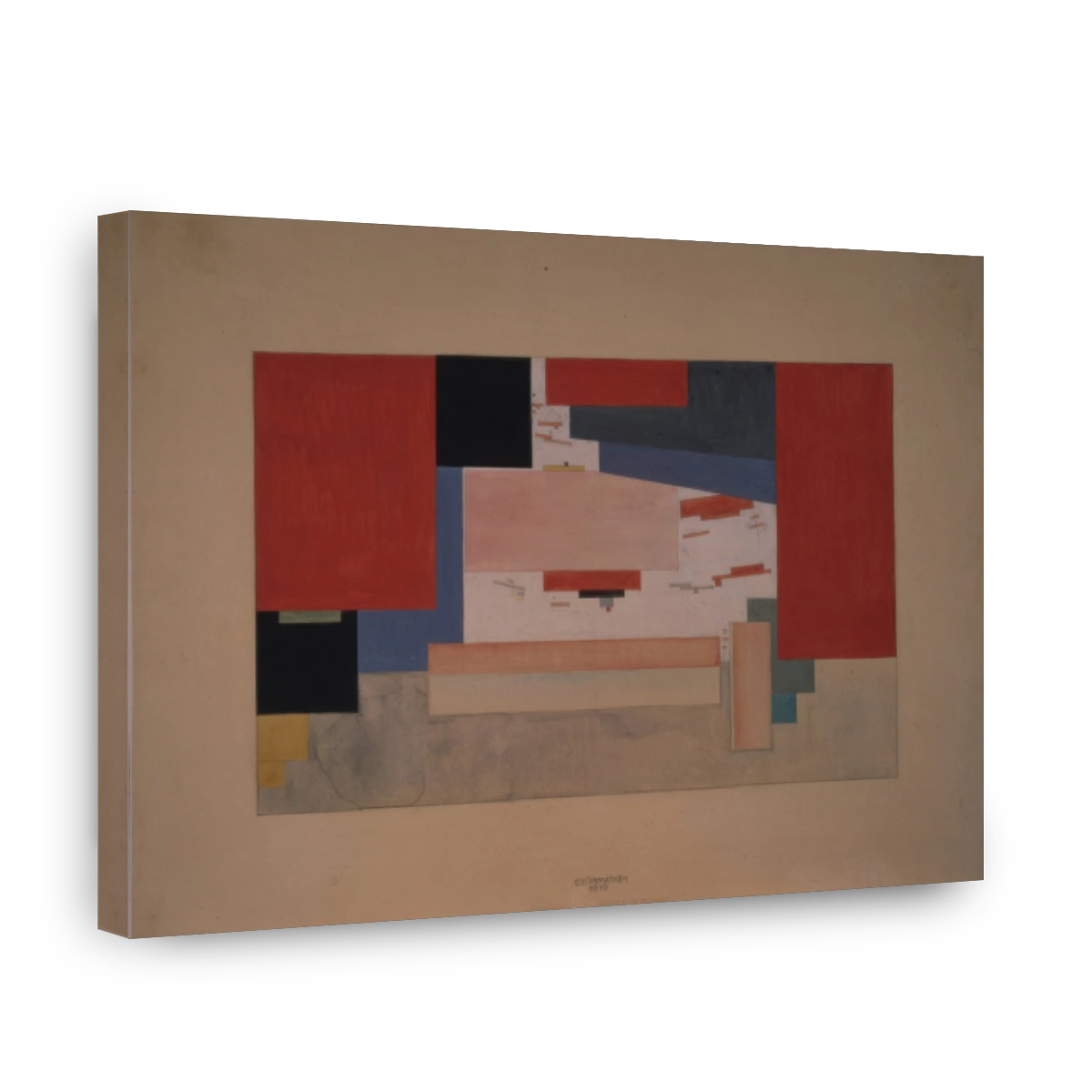 Suprematism Sketch For A Theatre Curtain