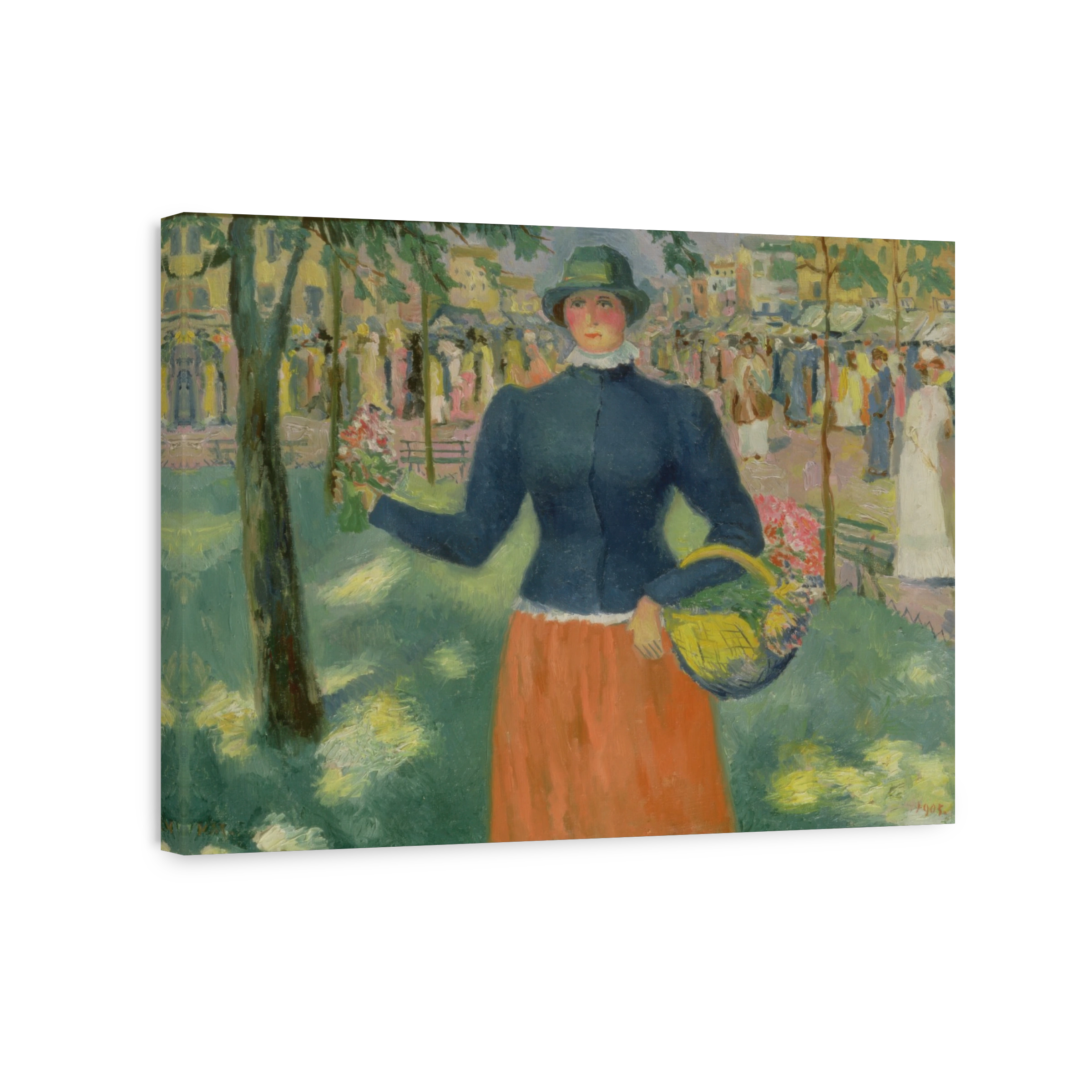 Study Of A Flower Seller