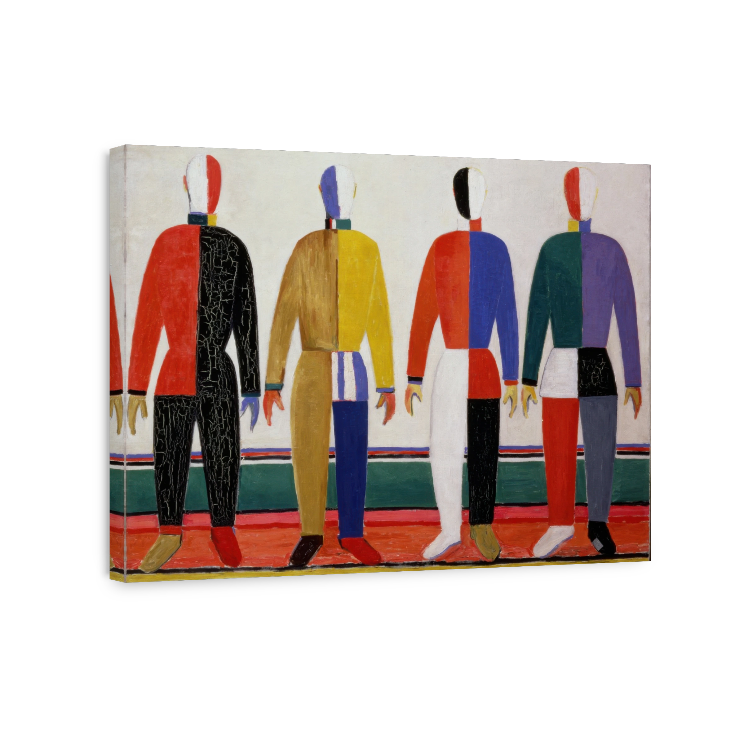 Sportsmen Or Suprematism In Sportsmens Contours