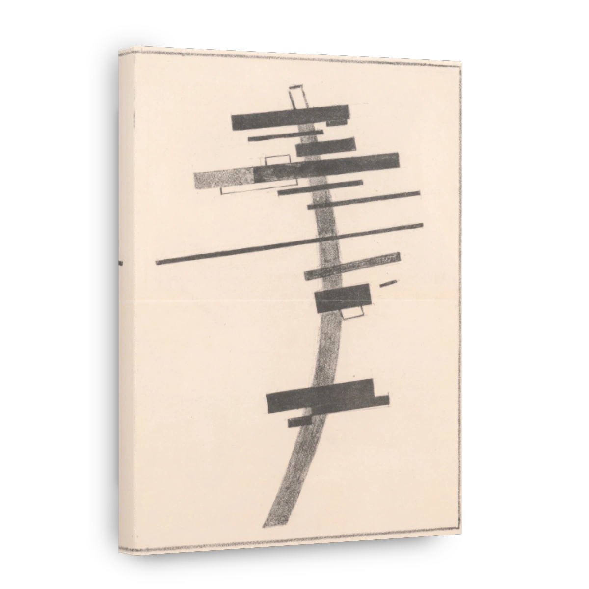 Sensation Of The Motion And The Obstacle From Suprematism