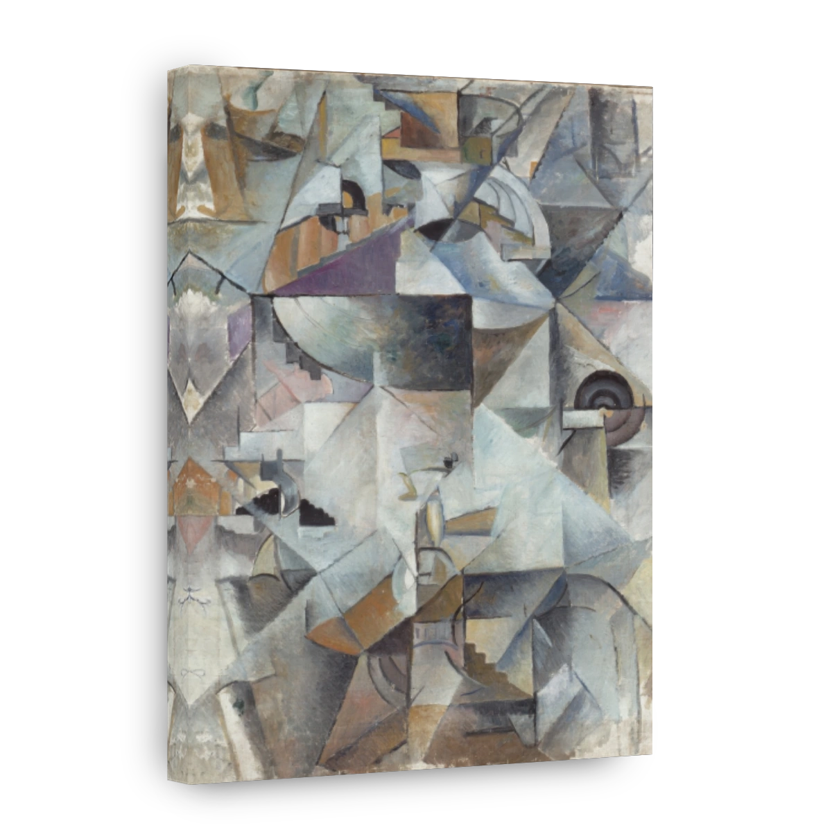 Abstract Samovar Oil Painting
