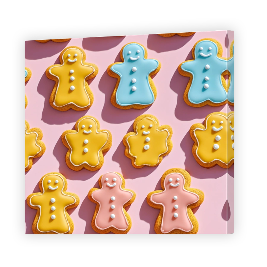 Colourful Gingerbread Cookies Pattern