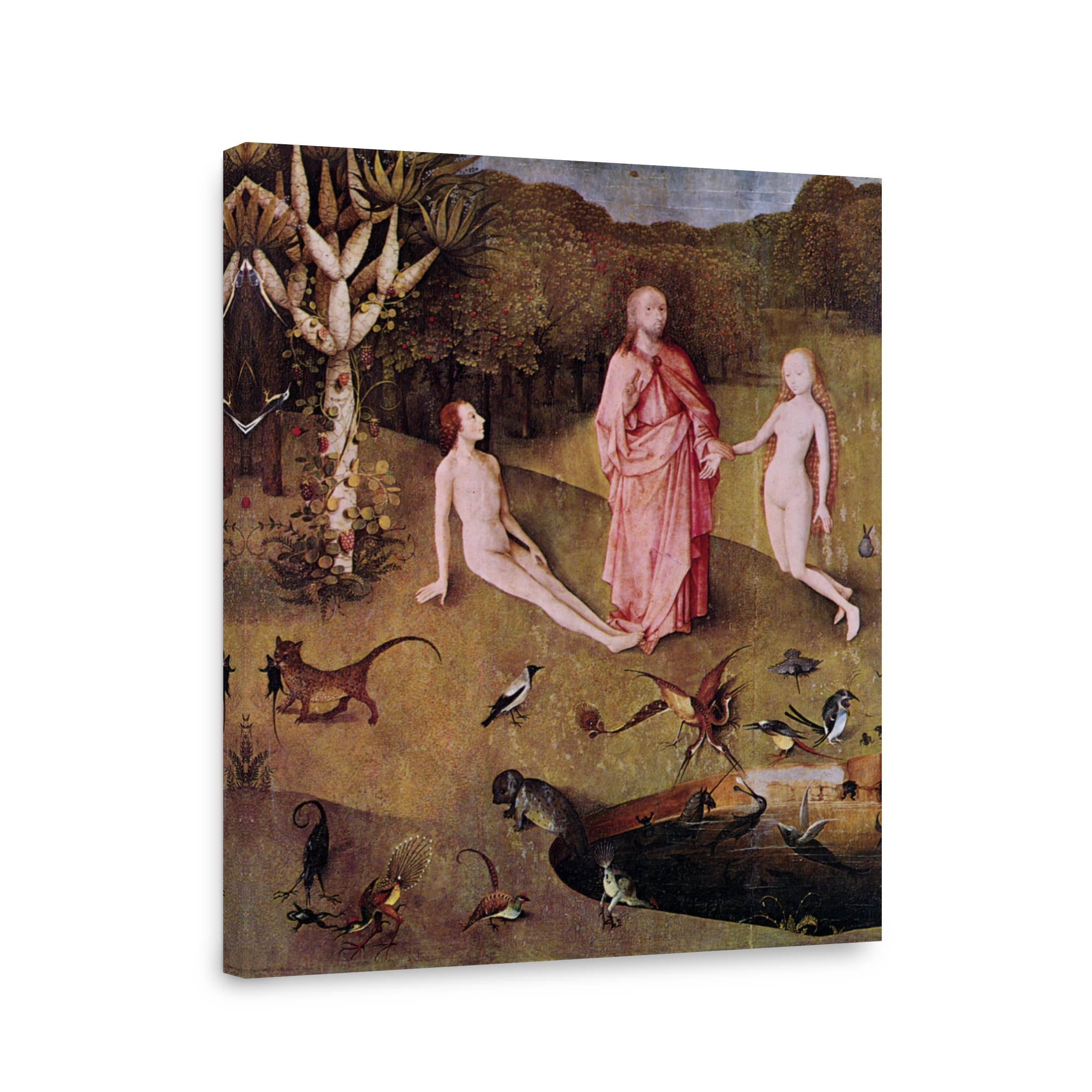 Bosch, H. (c.1450 1516)   Garden Of Earthly Delights (left Hand Panel Of Triptych, Detail 1) C.1505