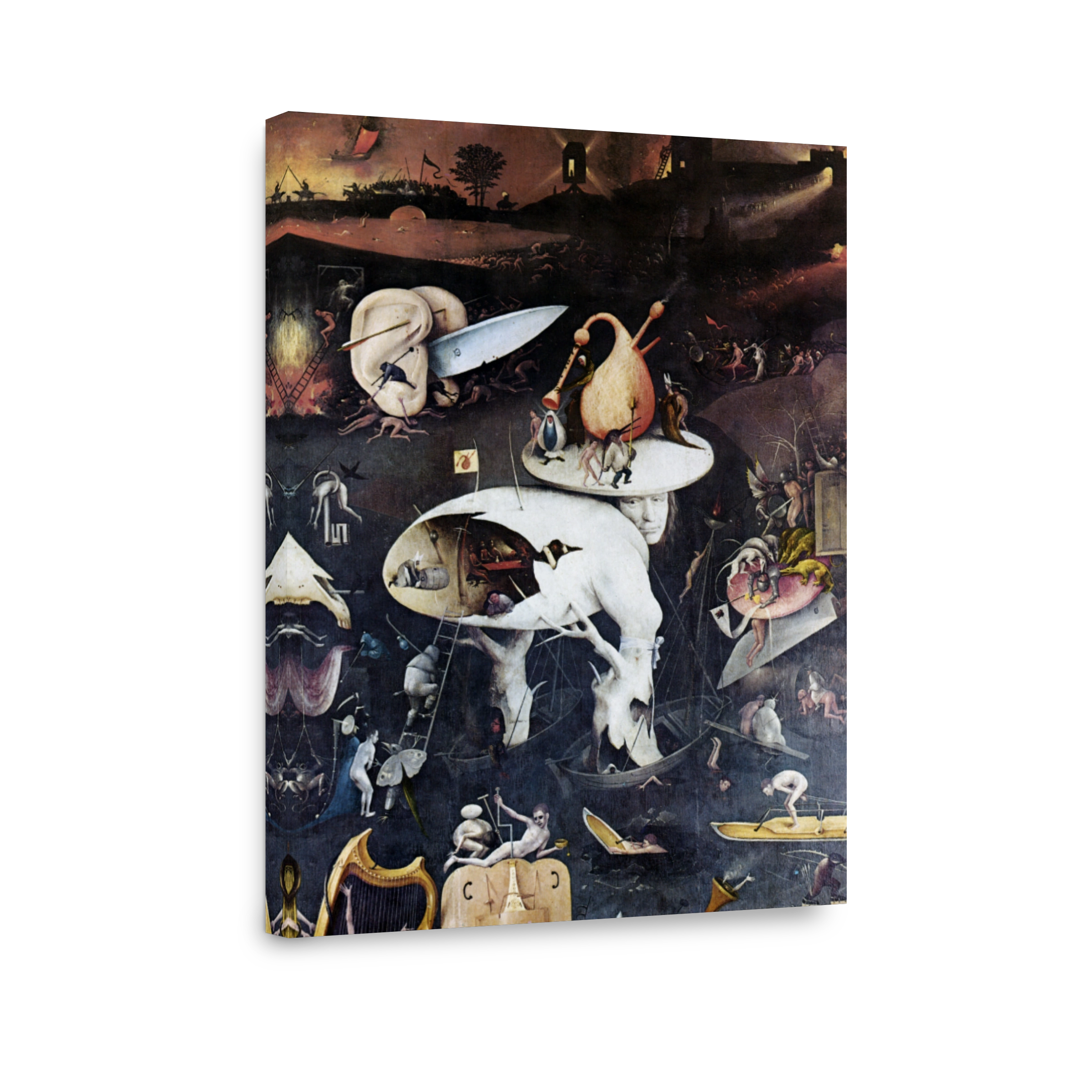 Bosch, H. (c.1450 1516)   Garden Of Earthly Delights (right Hand Panel, Triptych, Detail 2) C.1505