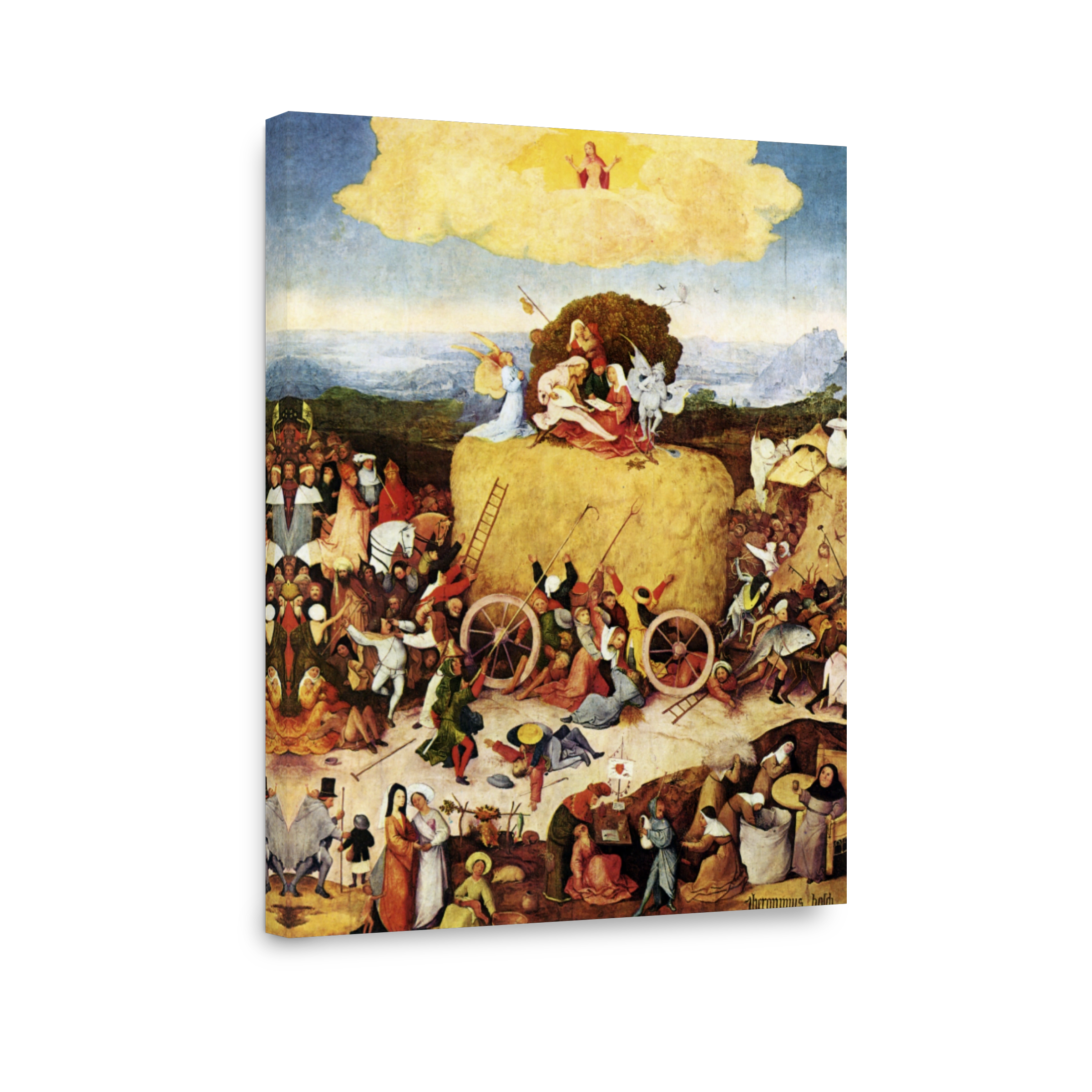 Bosch, H. (c.1450 1516)   The Haywain (middle Panel Of Triptych) 1500 02