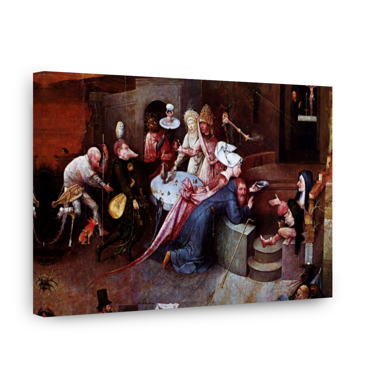 Bosch, H. (c.1450 1516)   The Temptation Of St. Anthony (middle Panel, Triptych, Detail 1)