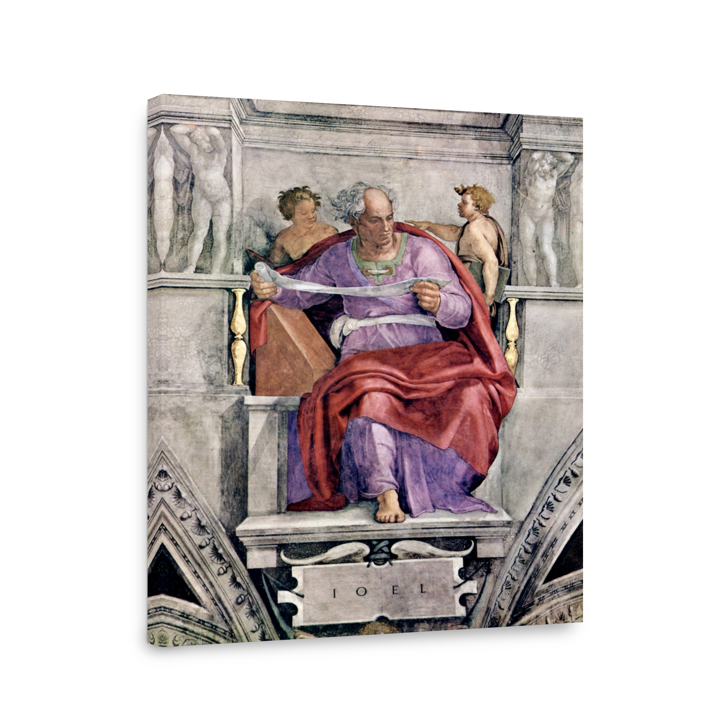 Michelangelo (1475 1564)   Sistine Chapel, Prophet Joel 1508 12