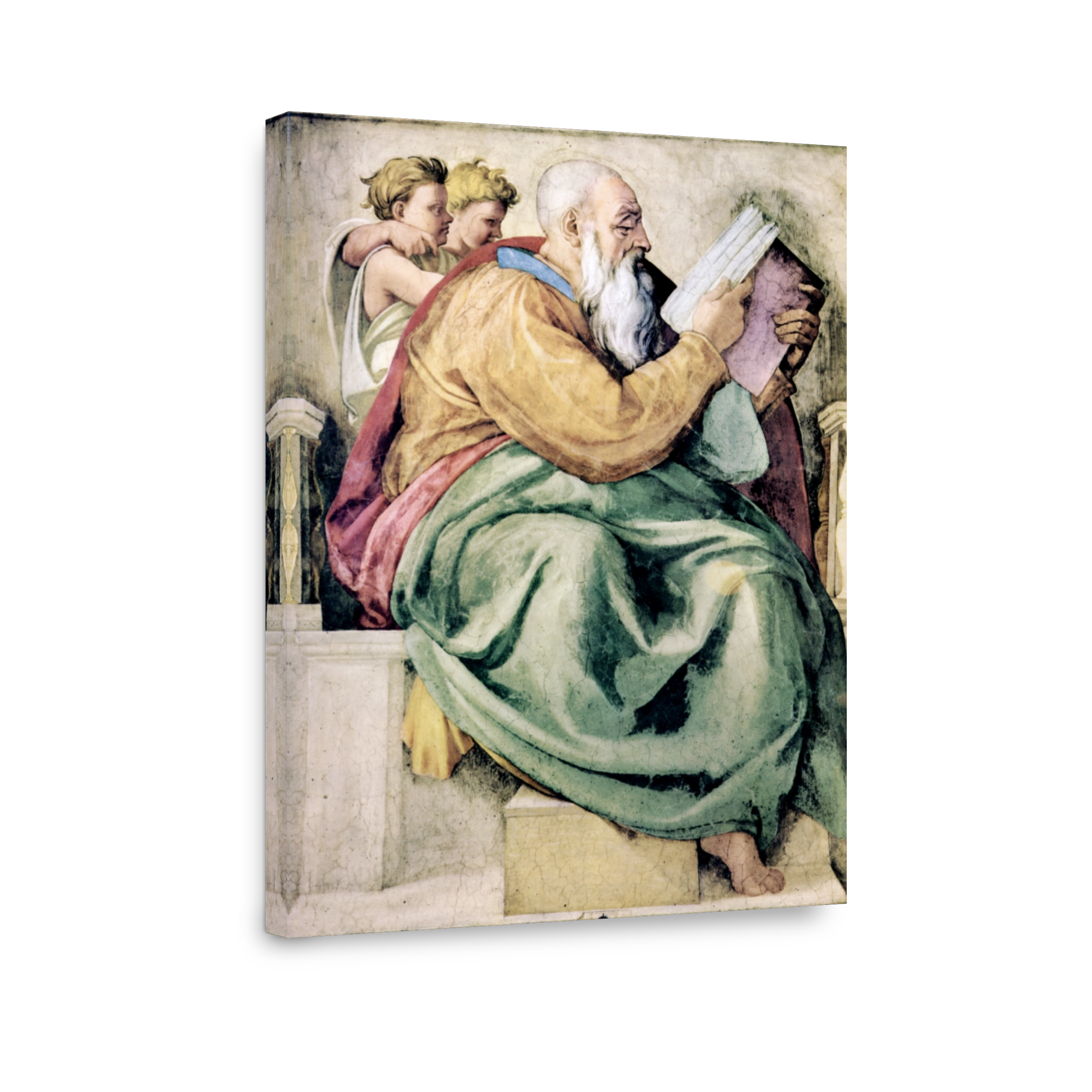 Michelangelo (1475 1564)   Sistine Chapel, Prophet Zachariah 1508 12
