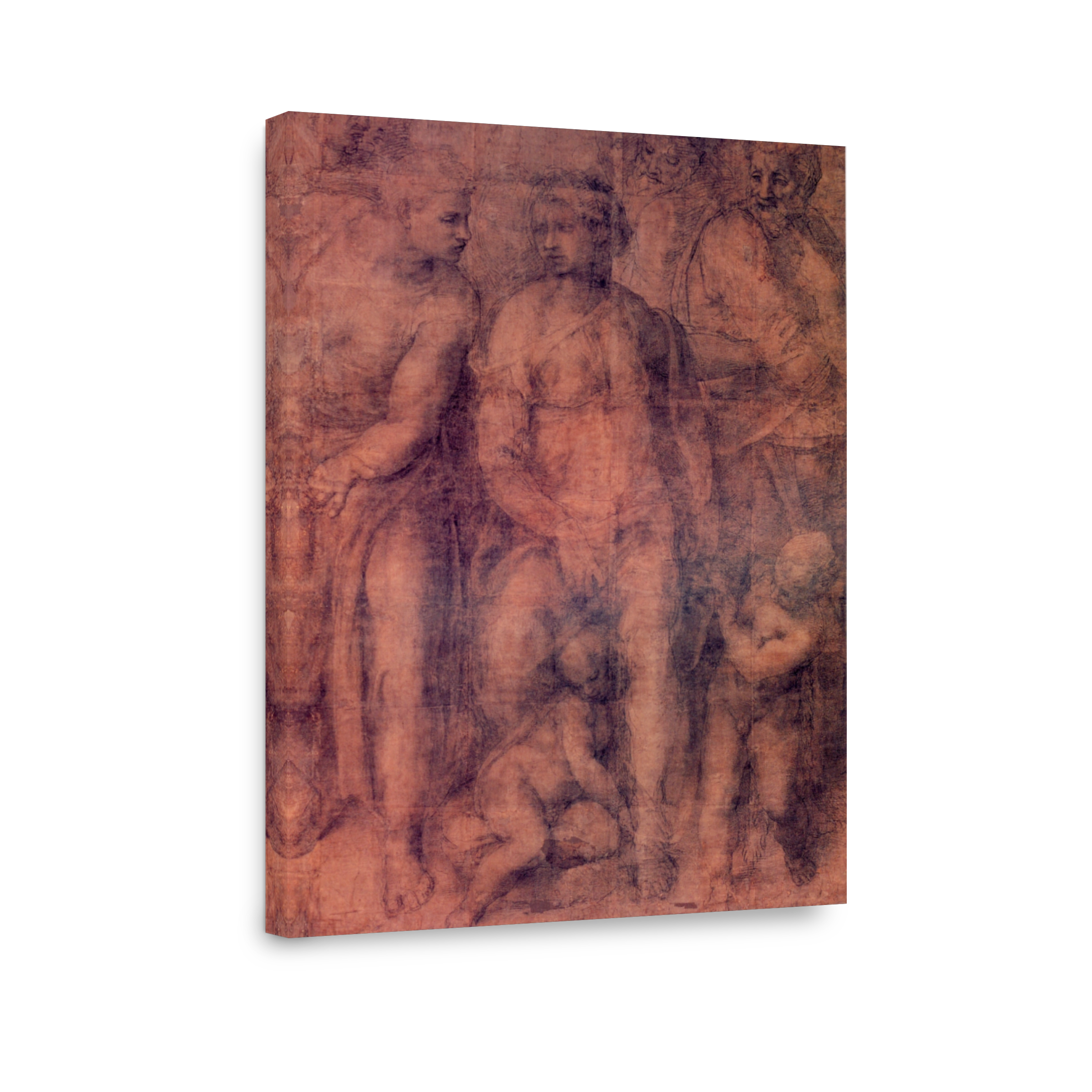 Michelangelo (1475 1564)   Study For The Holy Family (epifania) C.1553