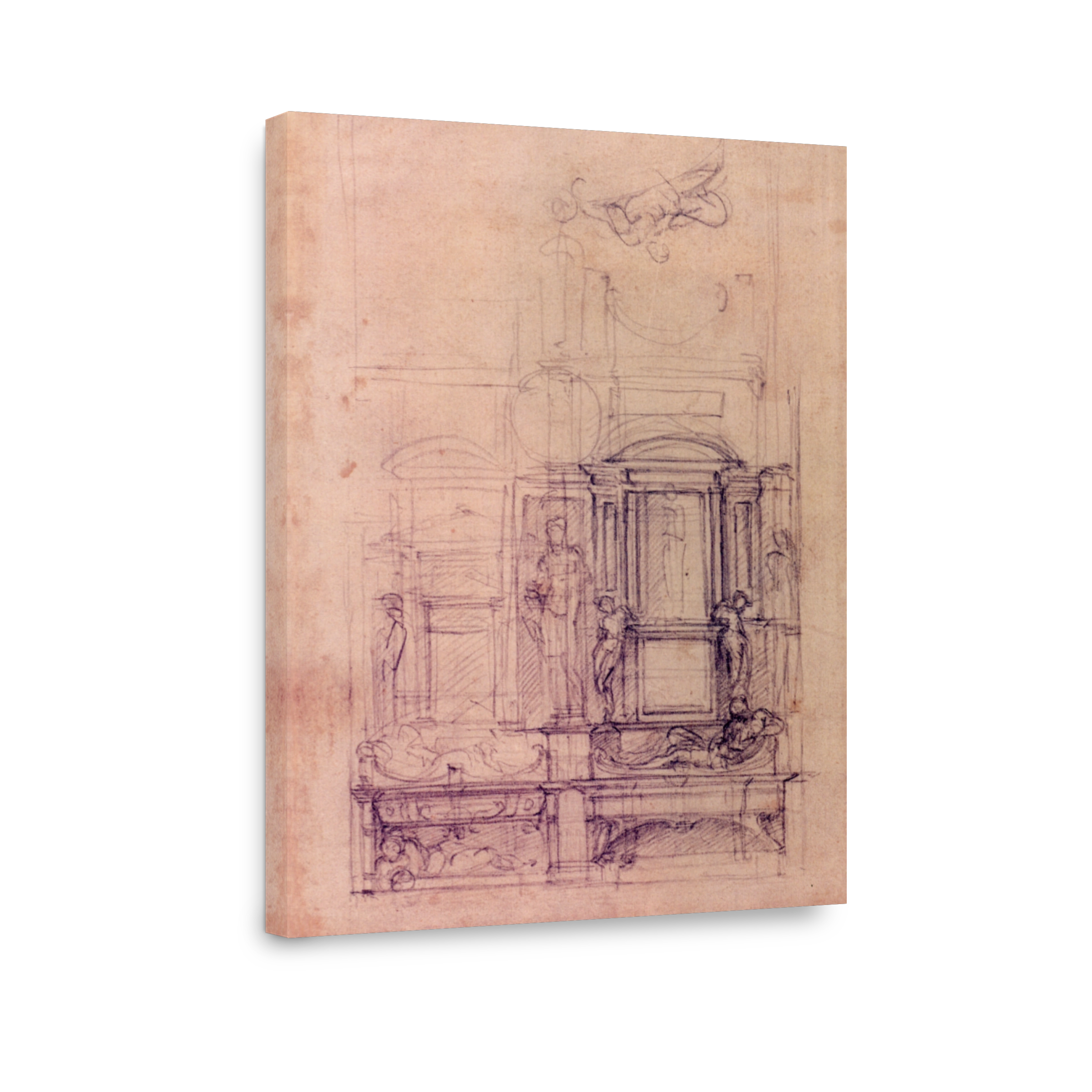 Michelangelo (1475 1564)   Study For The Medici Chapel C.1520