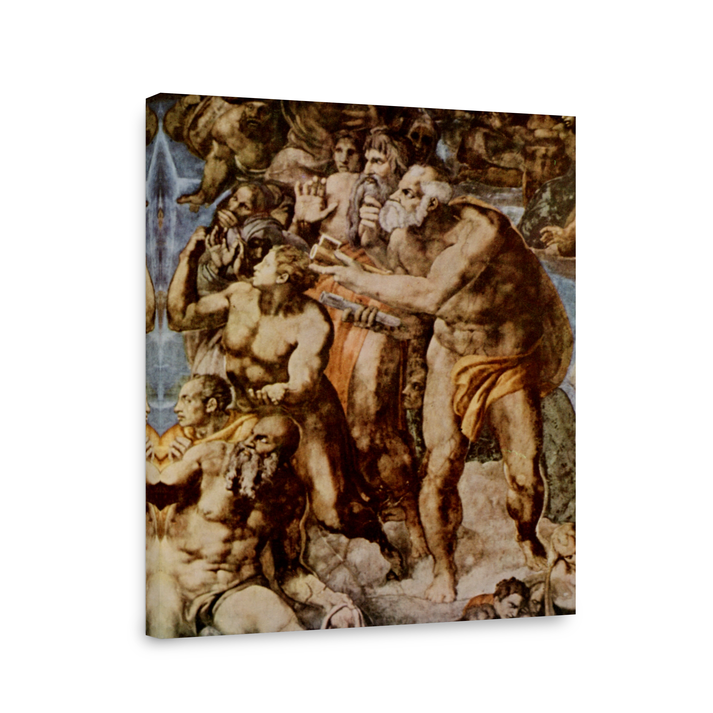 Michelangelo (1475 1564)   The Last Judgement, Christ With St Bartholomew, St Peter & St Paul 1536 41