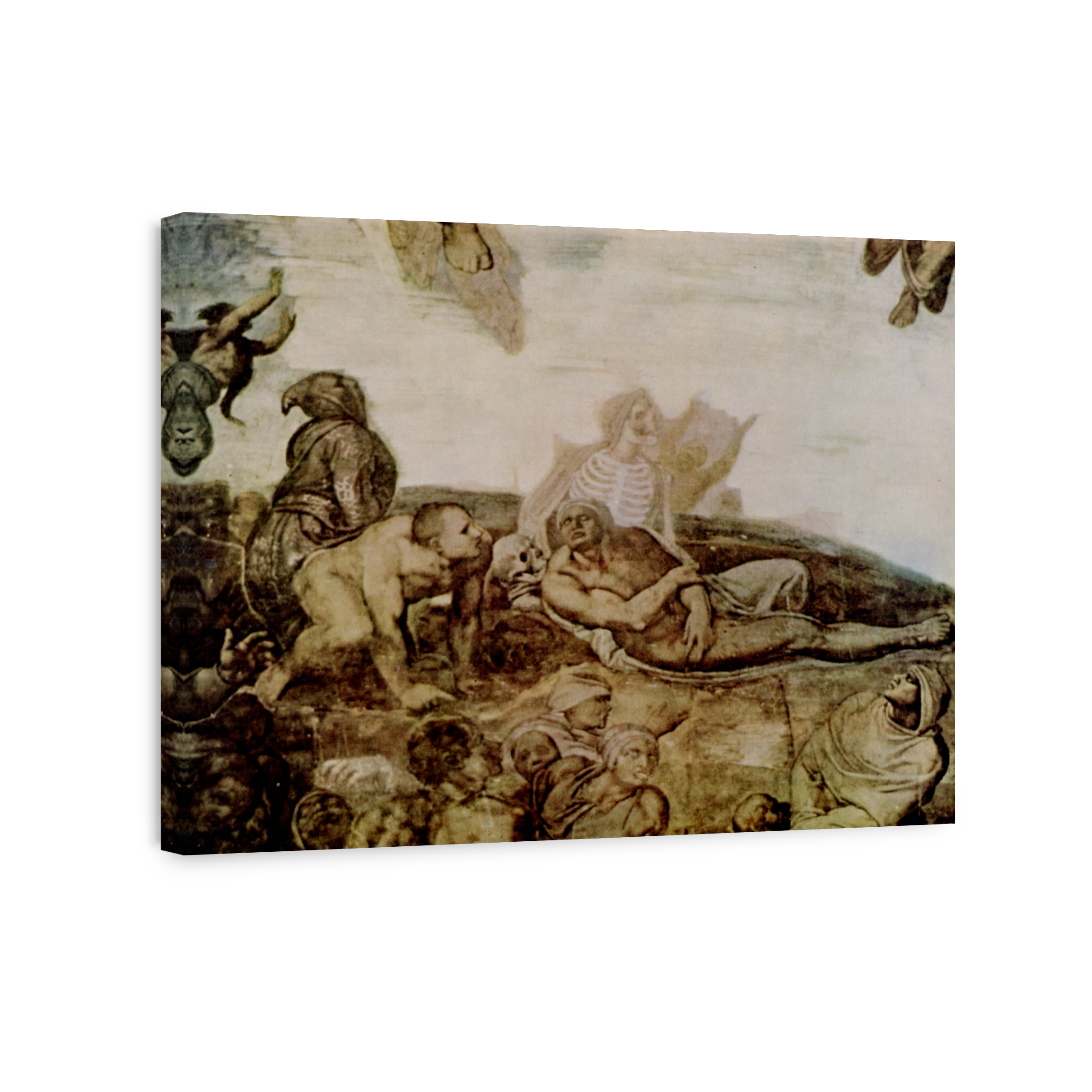 Michelangelo (1475 1564)   The Last Judgement, Dry Bones Will Take On Flesh 1536 41