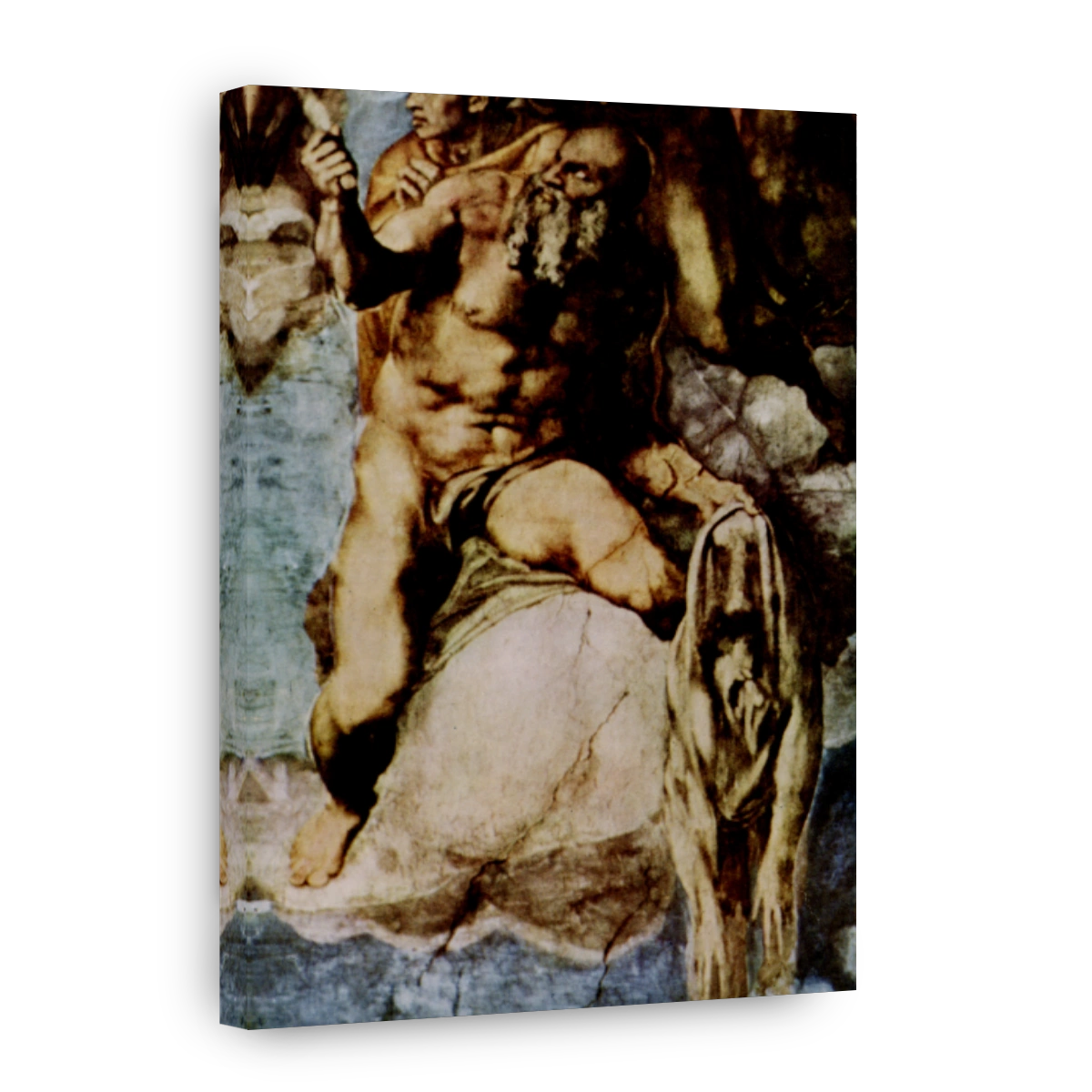 Michelangelo (1475 1564)   The Last Judgement, St Bartholomew Holding Flayed Flesh 1536 41