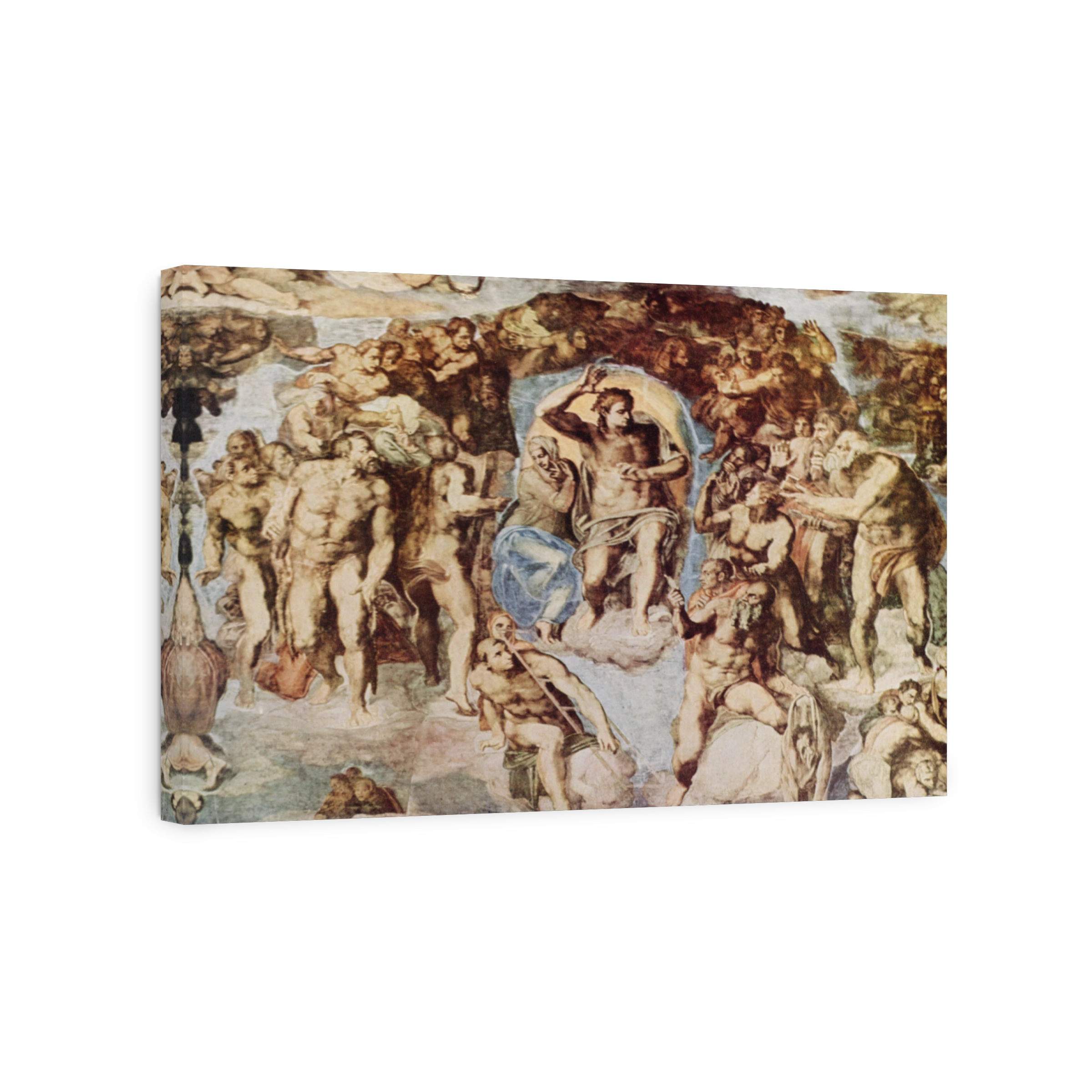 Michelangelo (1475 1564)   The Last Judgement, Christ And The Virgin Mary 1536 41
