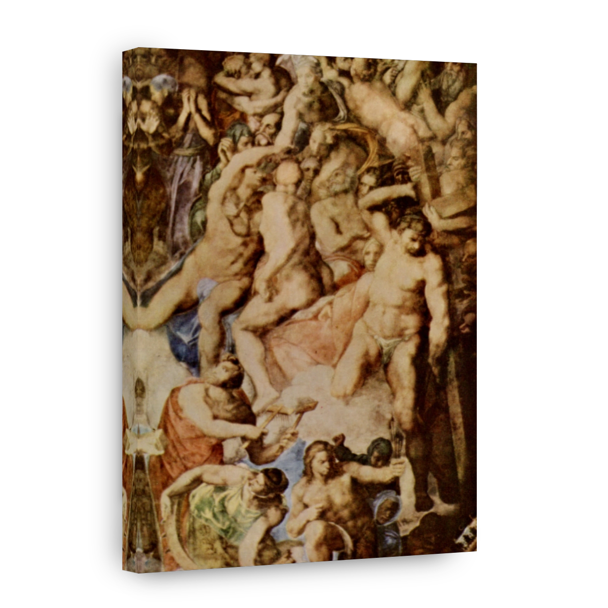 Michelangelo (1475 1564)   The Last Judgement, St Simon Of Cyrene & Blest Embracing 1536 41