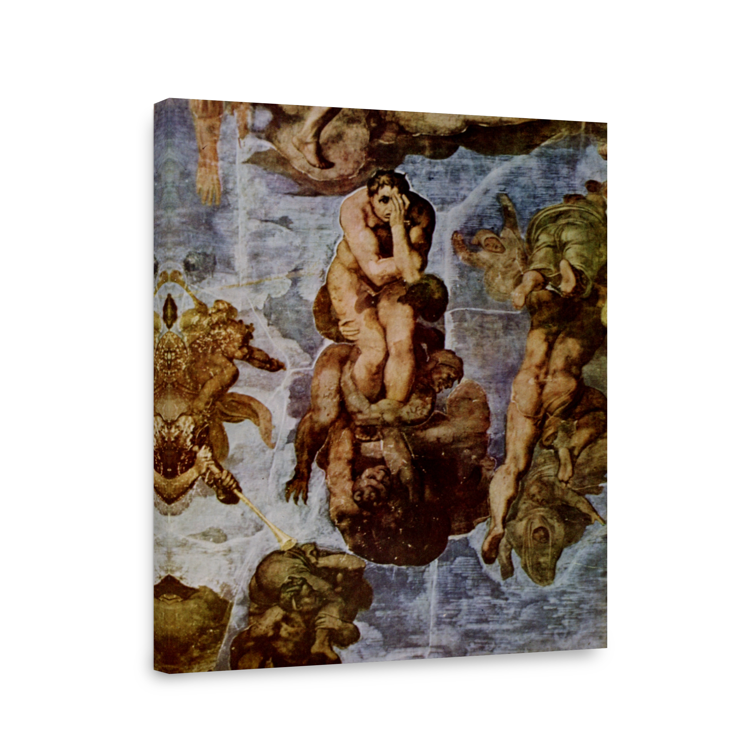 Michelangelo (1475 1564)   The Last Judgement, The Condemed Man 2 1536 41