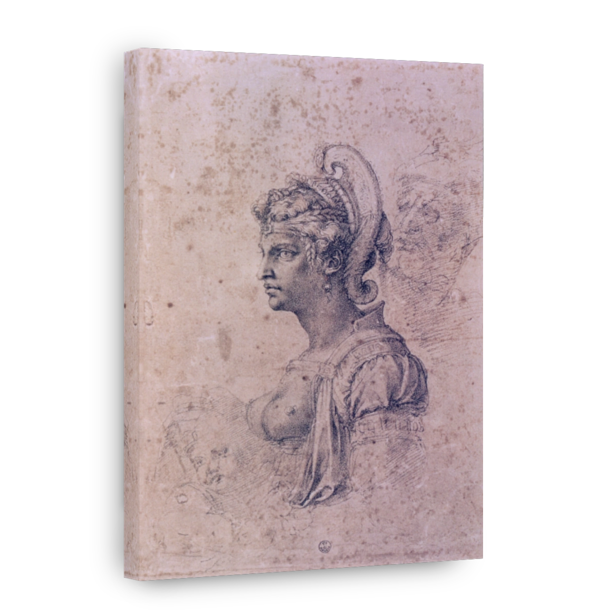 Michelangelo (1475 1564)   Zenobia, Queen Of Palmyra C.1533