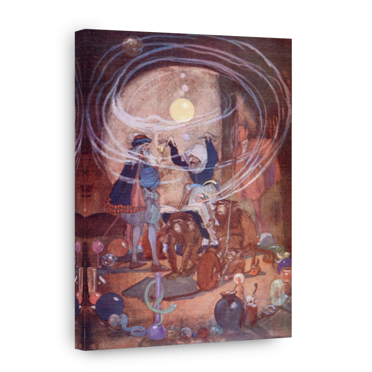 Pogany, Willy (1882 1955)   Faust, Faust Drinks The Magic Potion 1908
