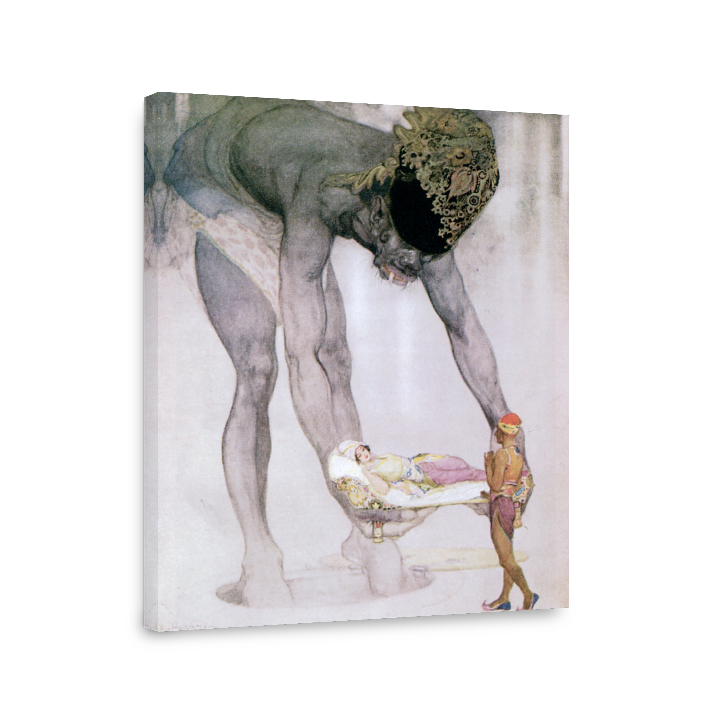 Pogany, Willy (1882 1955)   Persian Genii, Descended Beneath Trapdoor 1917