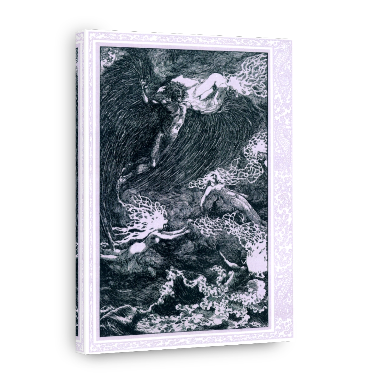 Pogany, Willy (1882 1955)   Rime Of The Ancient Mariner, Roaring Wind 1910