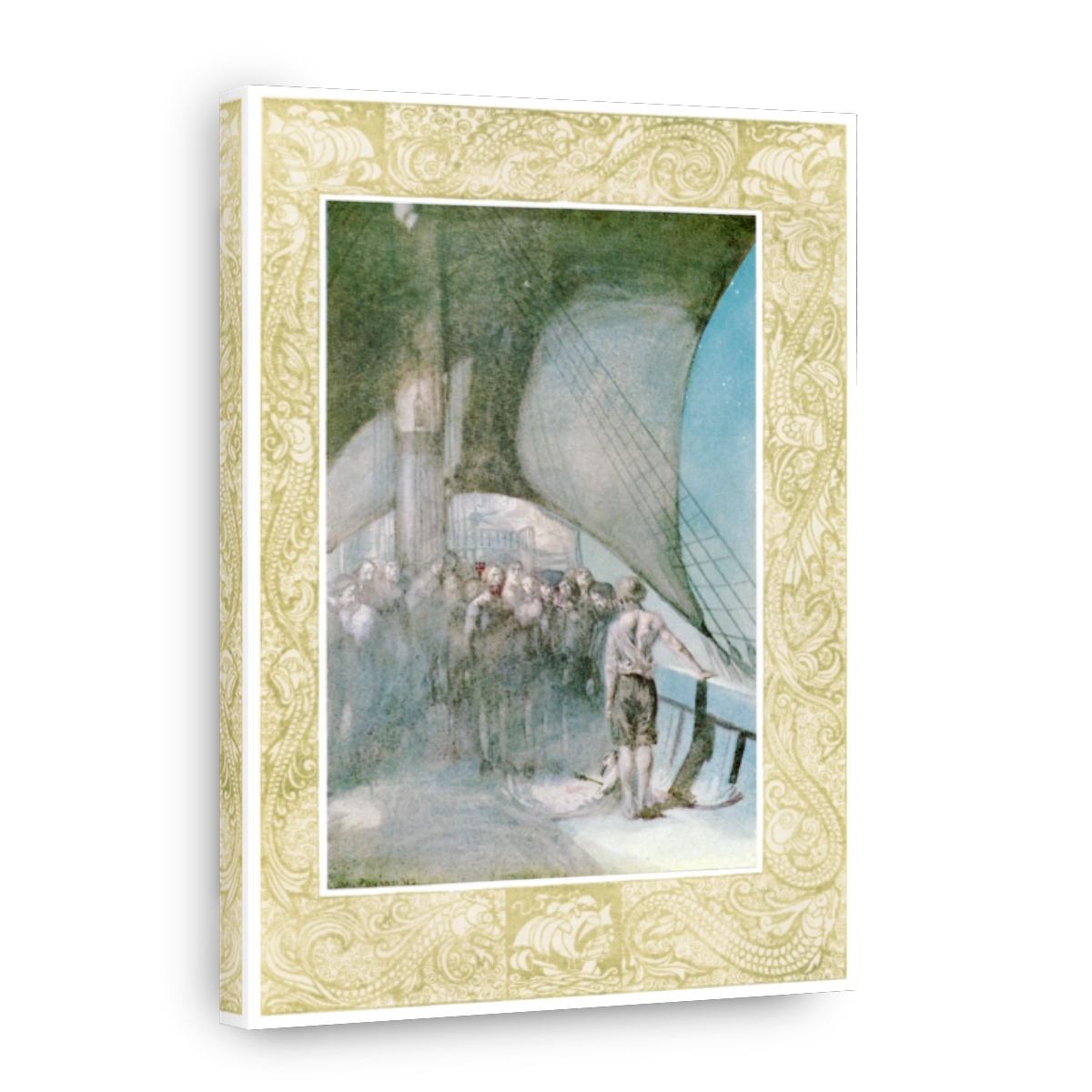 Pogany, Willy (1882 1955)   Rime Of The Ancient Mariner, Their Stony Eyes 1910
