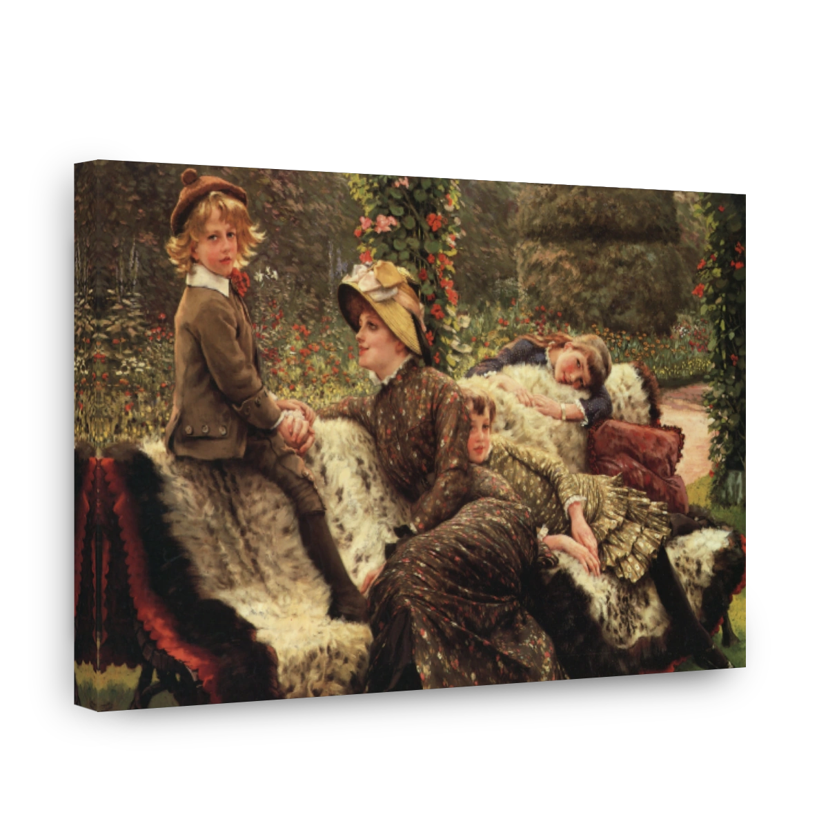 Tissot, James (1836 1902)   The Garden Bench C.1882