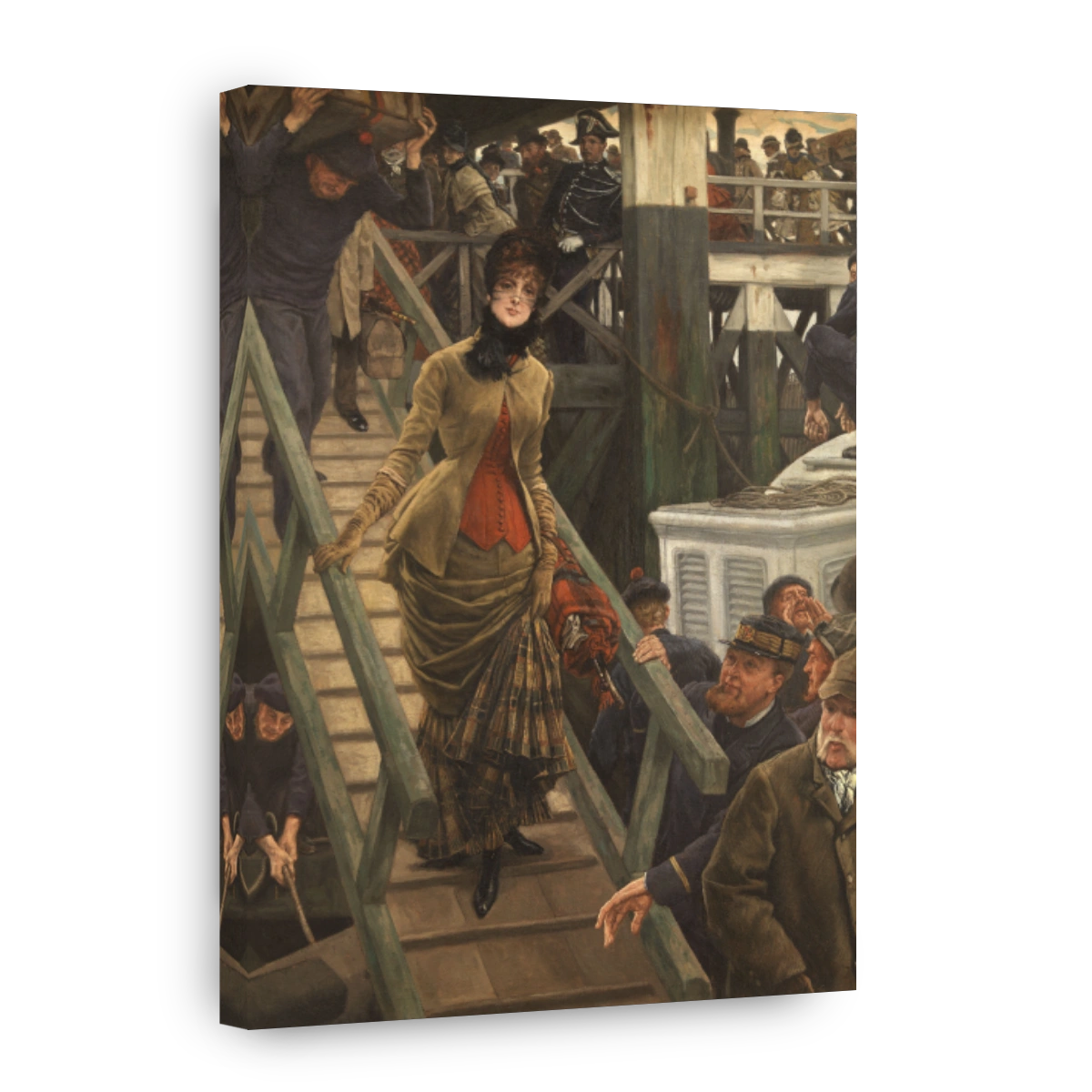 Tissot, James (1836 1902)   Alighting In Calais 1878 82