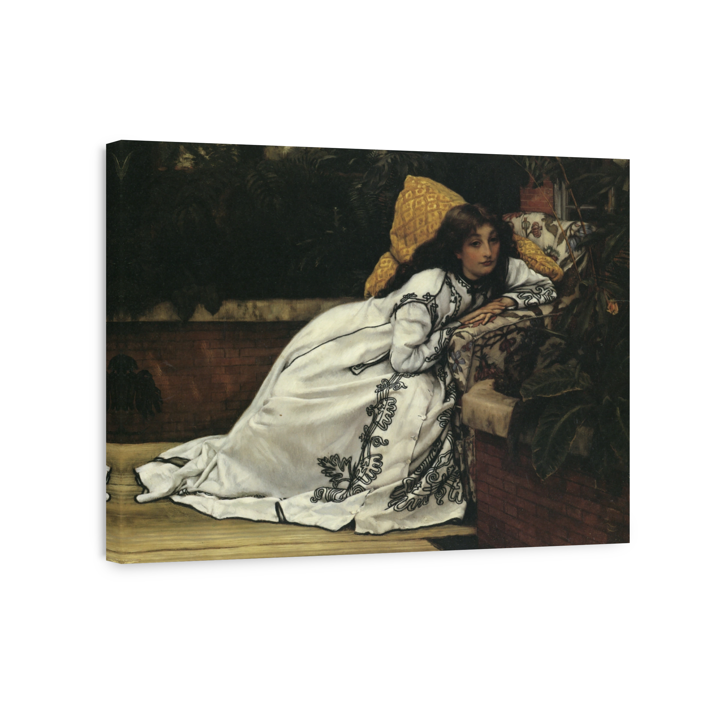 Tissot, James (1836 1902)   Convalescent Girl In An Armchair 1870