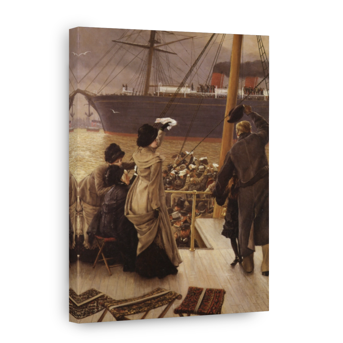Tissot, James (1836 1902)   Goodbye, On The Mersey C.1881