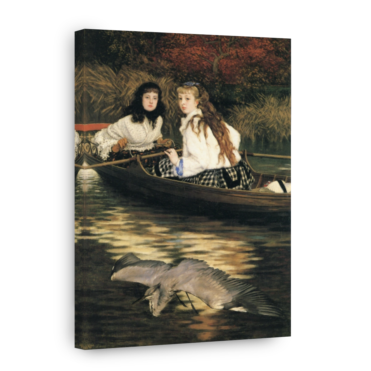 Tissot, James (1836 1902)   On The Thames, A Heron C.1871 72