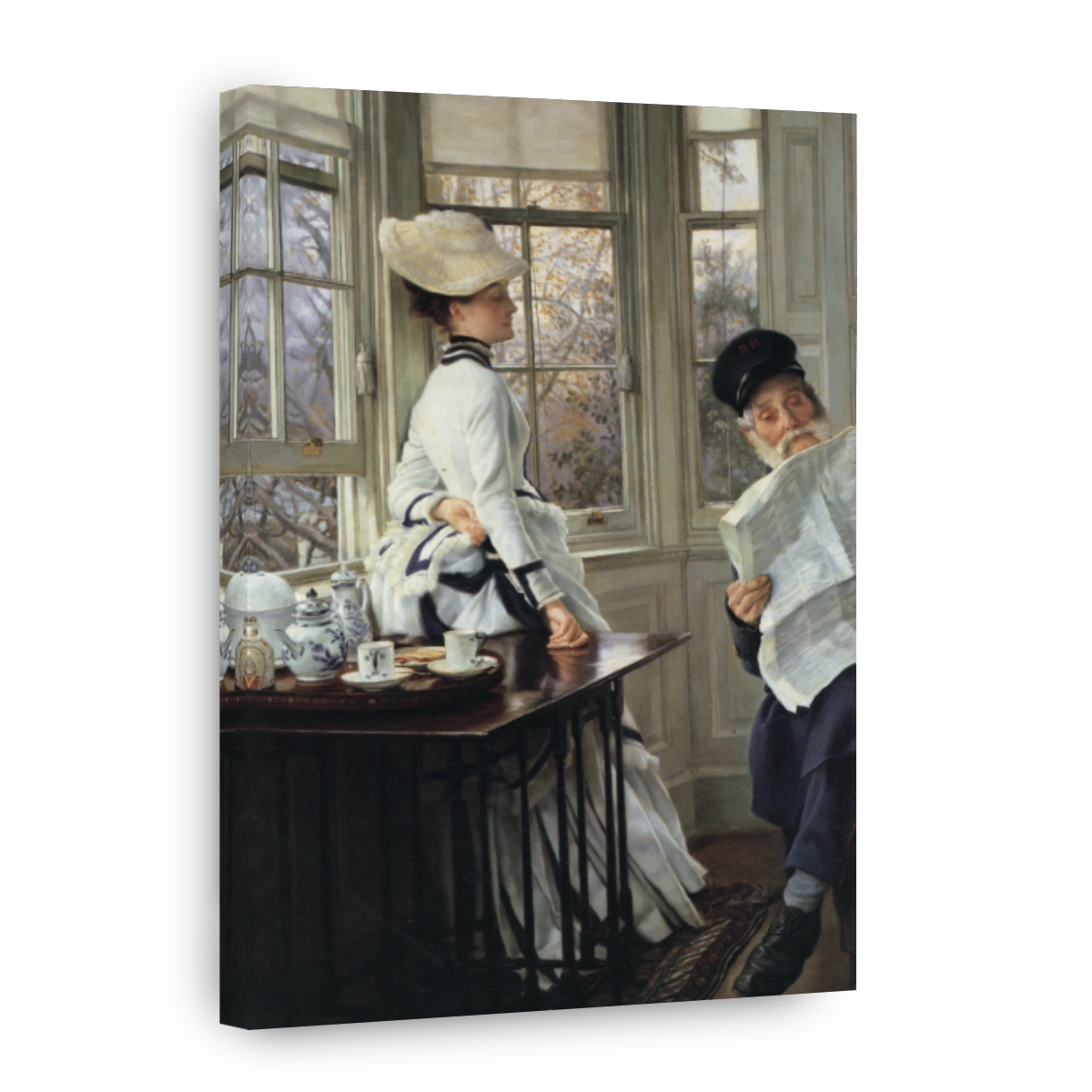 Tissot, James (1836 1902)   Reading The News C.1874