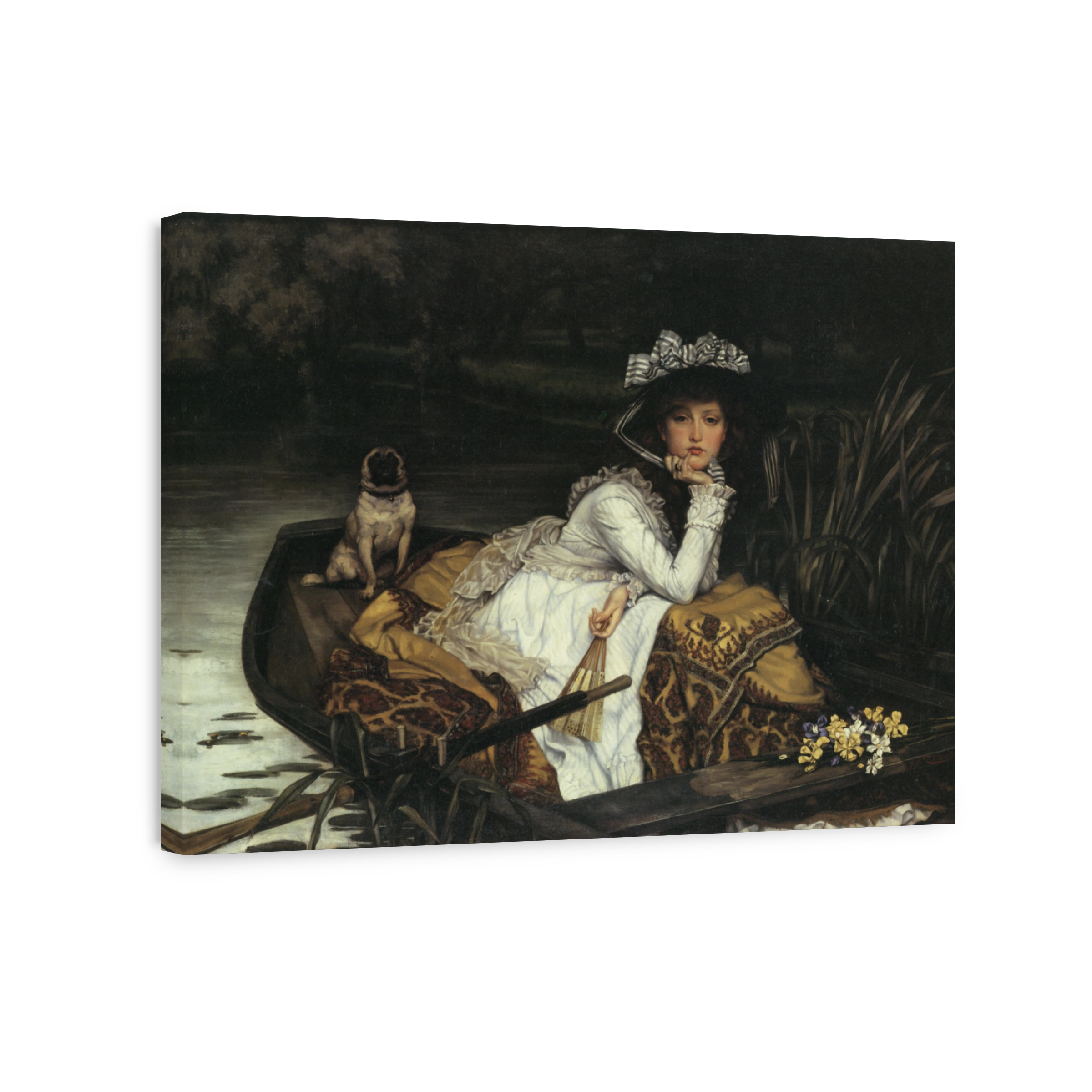 Tissot, James (1836 1902)   Young Lady In A Boat C.1870