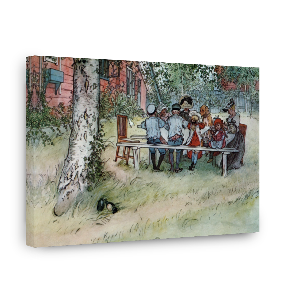 Larsson, Carl (1853 1919)   Breakfast Under The Big Birch 1900