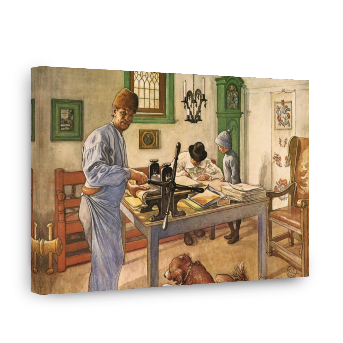 Larsson, Carl (1853 1919)   Falun And The Studio 1910