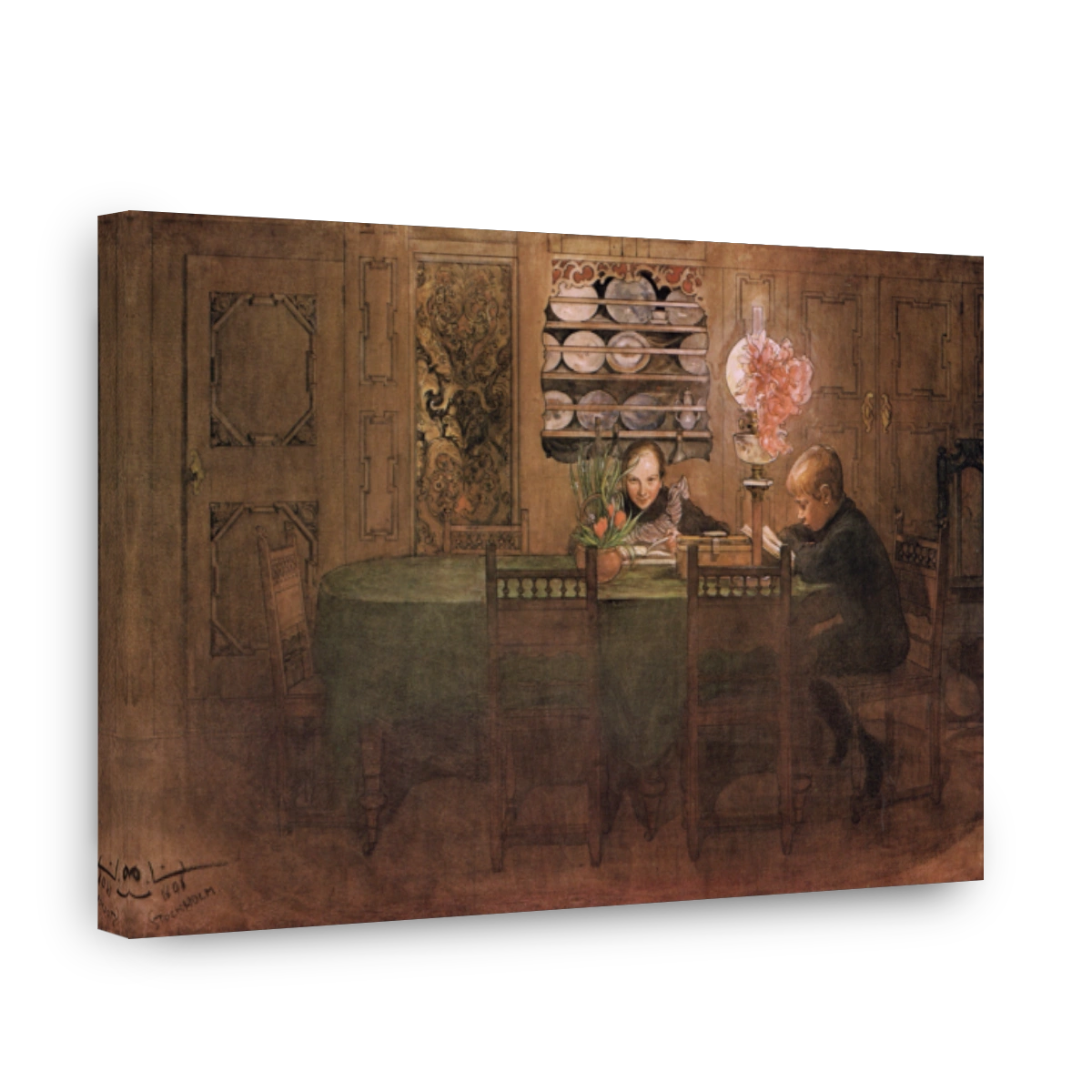Larsson, Carl (1853 1919)   Homework 1898