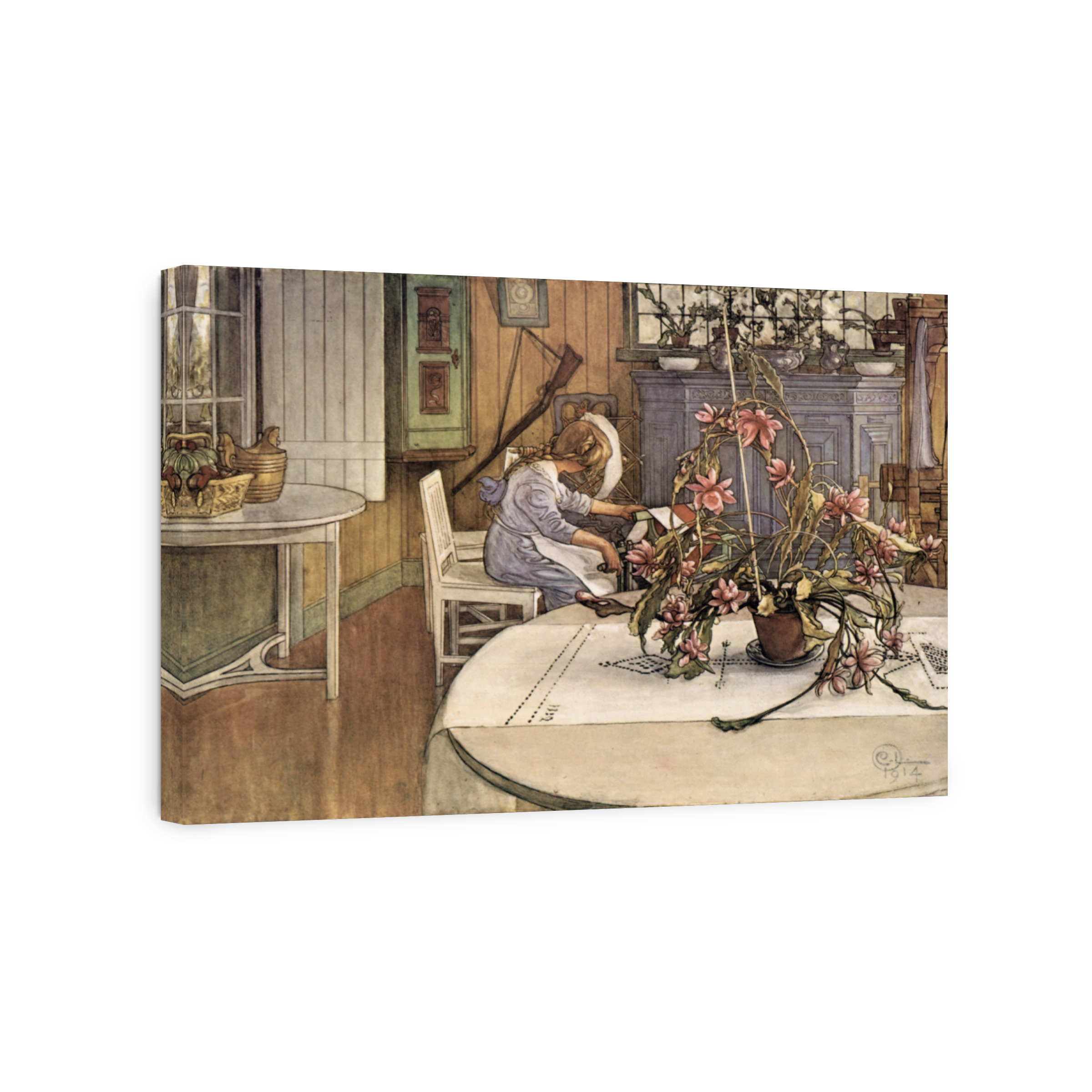 Larsson, Carl (1853 1919)   Interior With Cactus 1914