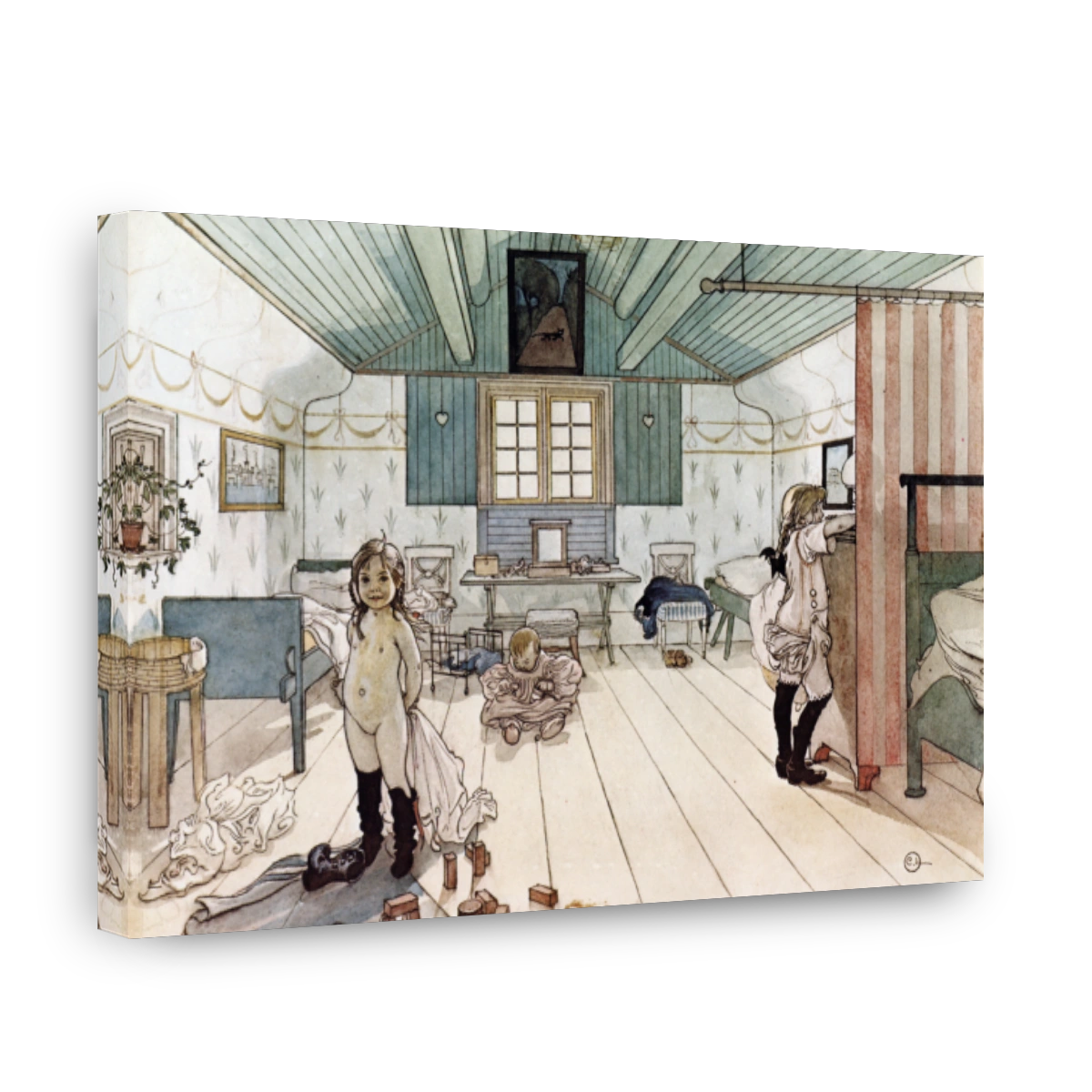 Larsson, Carl (1853 1919)   Mama's & The Little Girls' Room 1900