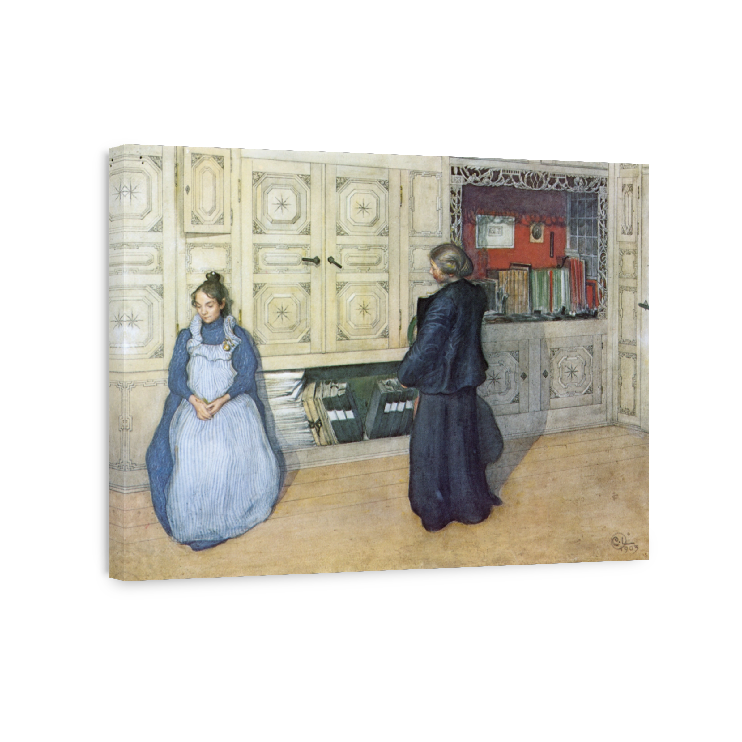 Larsson, Carl (1853 1919)   Mother And Daughter 1903