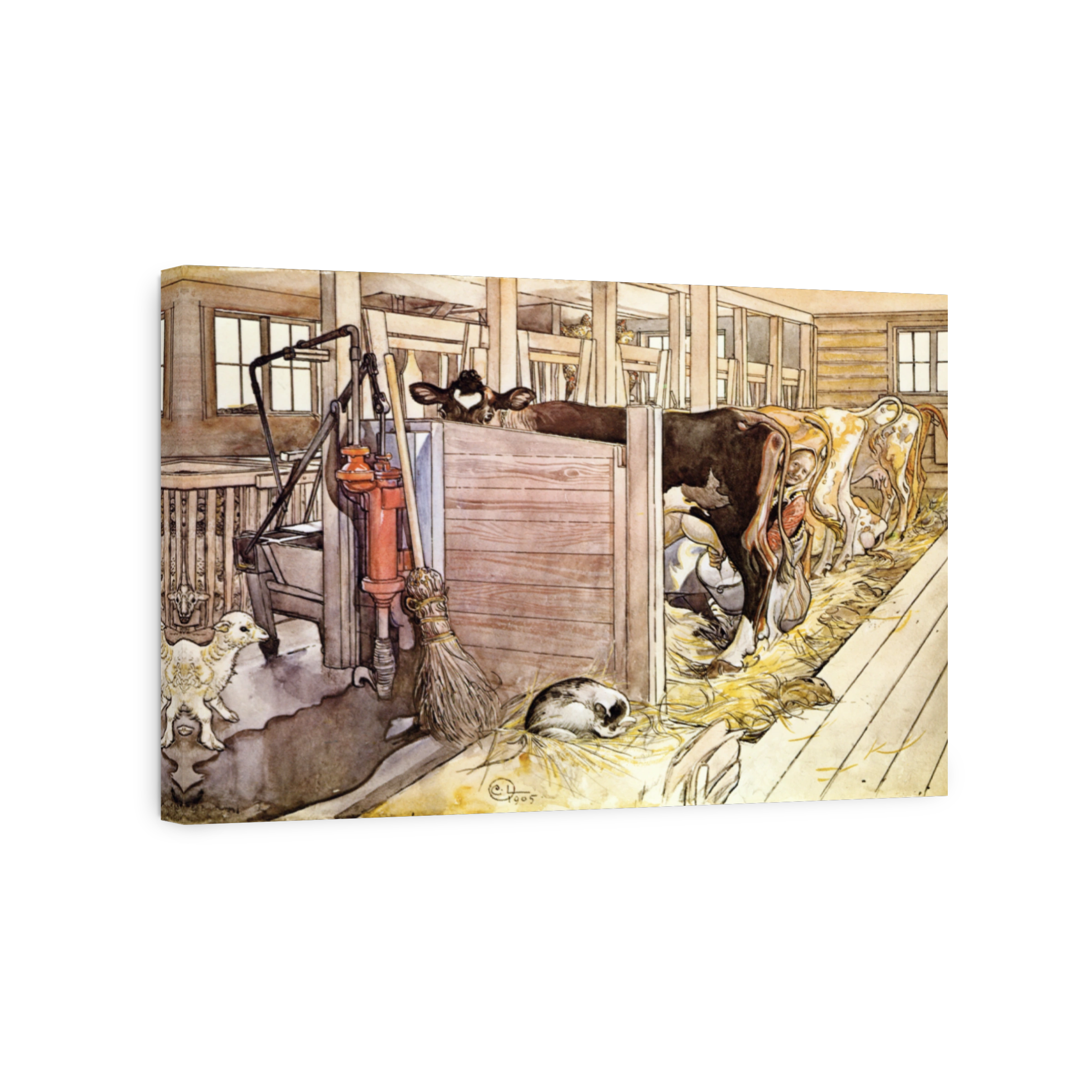 Larsson, Carl (1853 1919)   Milking 1905