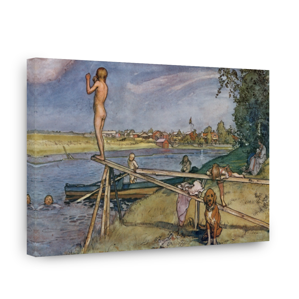 Larsson, Carl (1853 1919)   Rumble Island, A Pleasant Bathing Place 1900