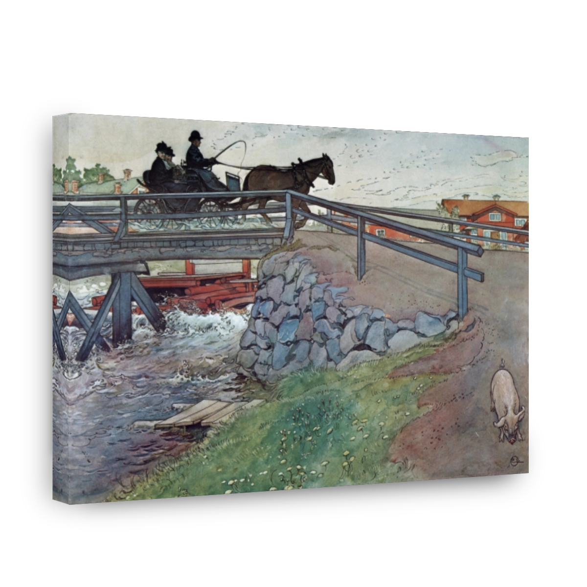 Larsson, Carl (1853 1919)   The Bridge 1900