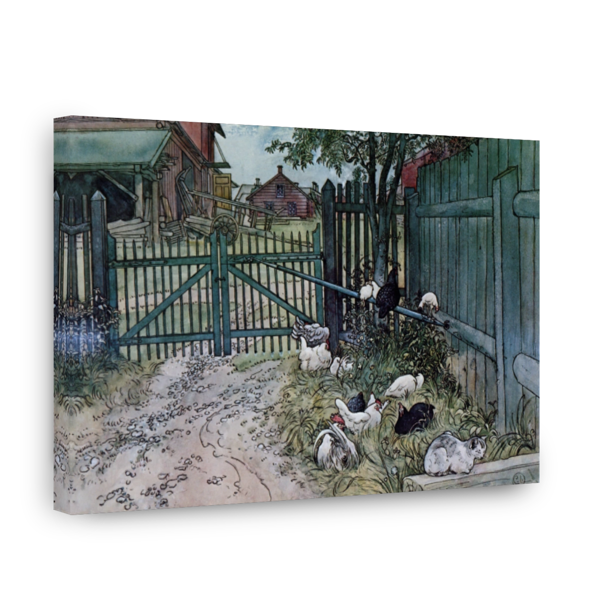Larsson, Carl (1853 1919)   The Gate 1900