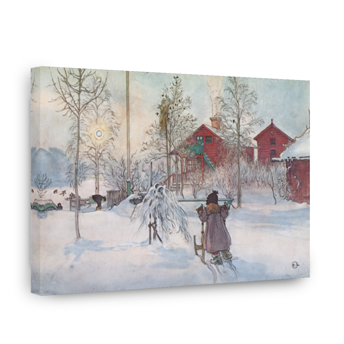 Larsson, Carl (1853 1919)   The Yard & Wash House 1900