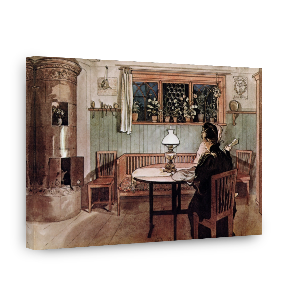 Larsson, Carl (1853 1919)   When The Children Have Gone To Bed 1900